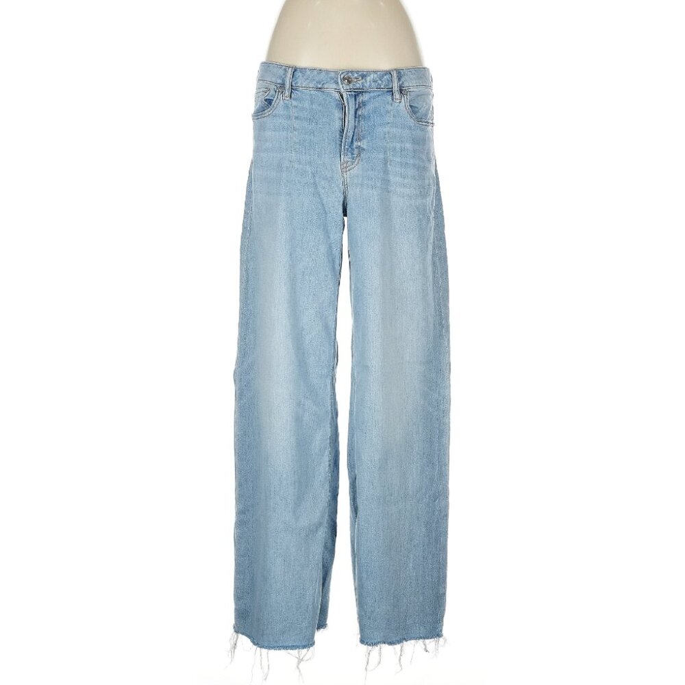 American Eagle Low-Rise Wide-Leg Baggy Jeans Size 8